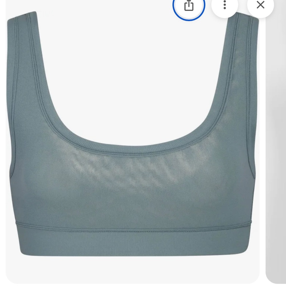 NWT Skims Summer Mesh Scoop Bralette - Picture 2 of 4